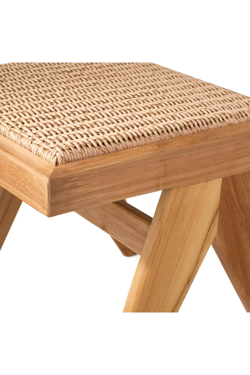 Silla de Comedor de Exterior de Teca Natural | Eichholtz Niclas | Oroa.es