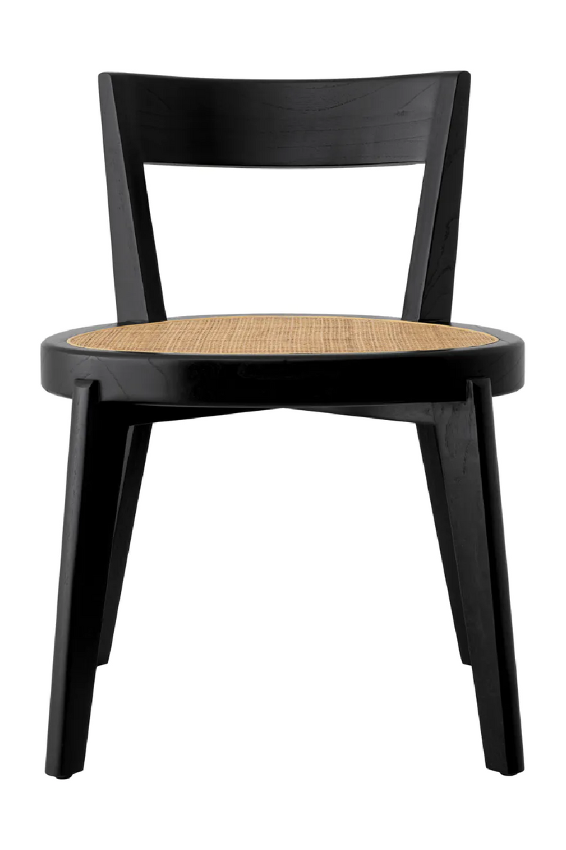 Silla de Comedor de Ratán Negro Clásico | Eichholtz Alvear