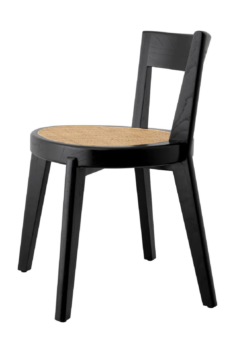 Silla de Comedor de Ratán Negro Clásico | Eichholtz Alvear