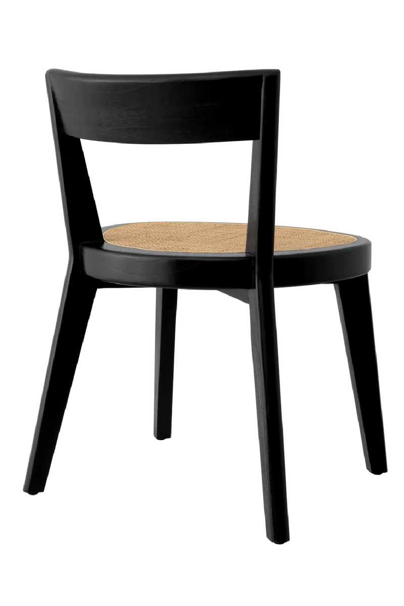 Silla de Comedor de Ratán Negro Clásico | Eichholtz Alvear