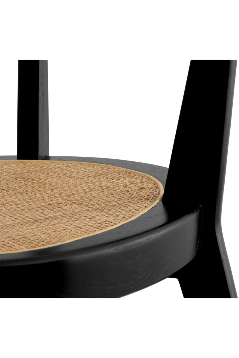 Silla de Comedor de Ratán Negro Clásico | Eichholtz Alvear