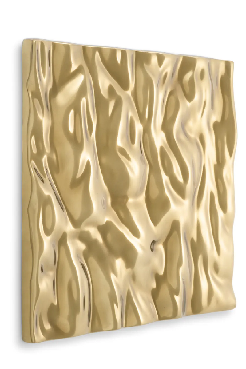 Objeto Decorativo de Pared en Metal Dorado | Eichholtz Nulci | Oroa.es