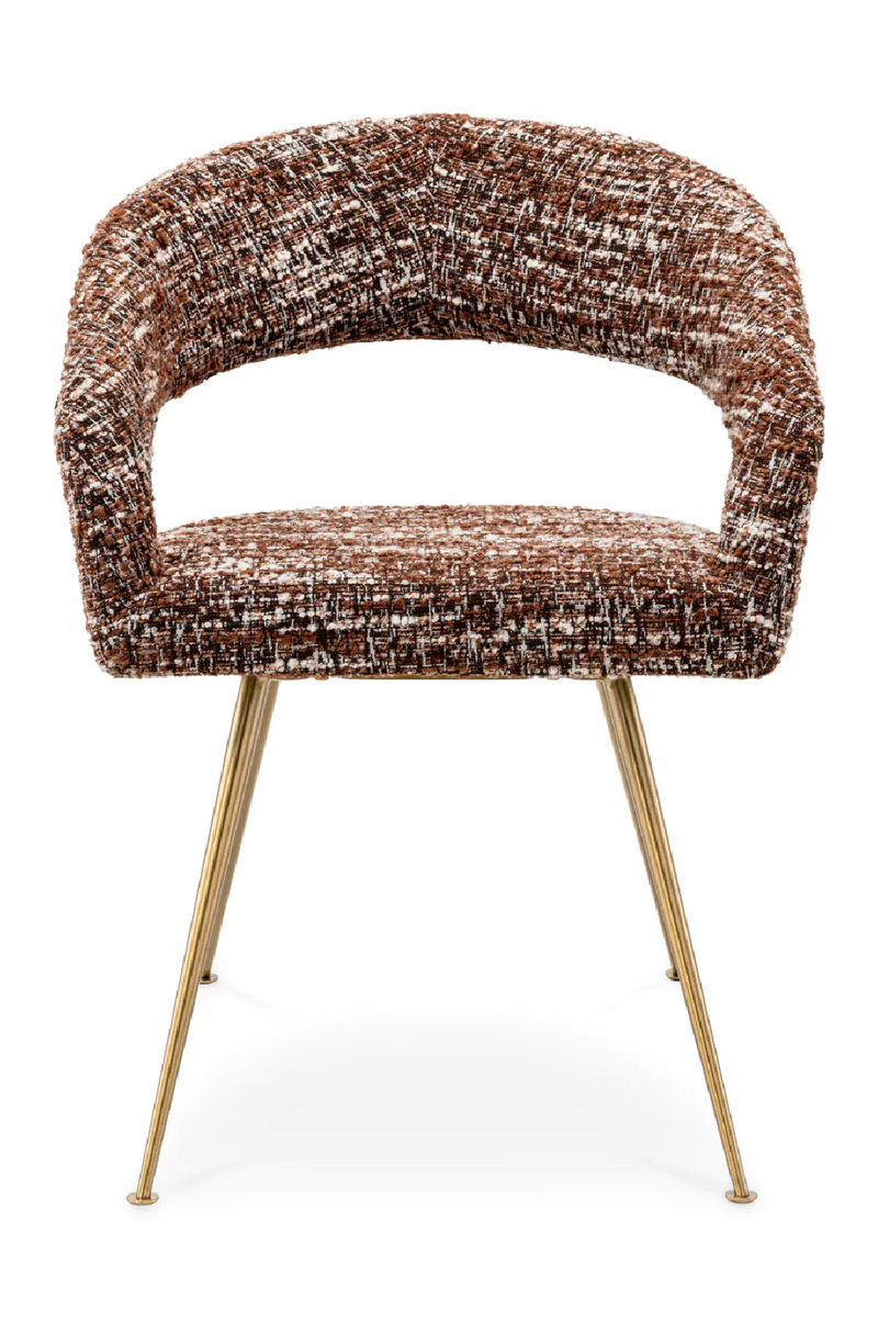 Silla de Comedor de Bouclé Sonata Rojo | Eichholtz Bravo  | Oroa.es