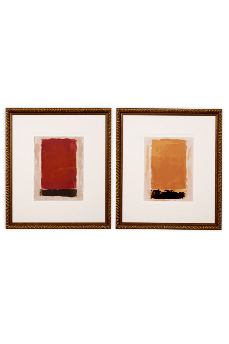 Láminas de Arte Abstracto (lot de 2) | Eichholtz Clément Garnier | Oroa.es