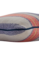 Cojín Ribeteado Multicolor en Terciopelo Gris | Andrew Martin Elbrus | OROA España