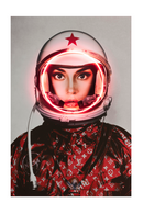 Neón LED Retro Louis Vuitton Rojo | Andrew Martin Space Girl
