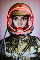 Neón LED Retro NASA Dorado | Andrew Martin Space Girl