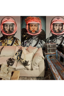 Neón LED Retro NASA Plateado | Andrew Martin Space Man Lennon