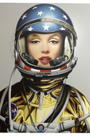 Néon LED Marilyn Monroe Dorado | Andrew Martin Space Girl