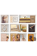 Obra de Arte de Plexiglás con Títulos de Lujo | Andrew Martin Fashion Memories | Oroa.es