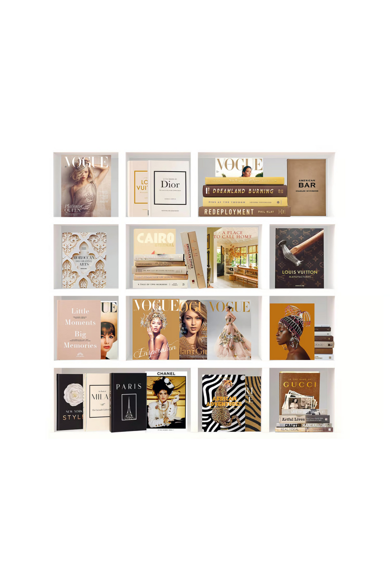 Obra de Arte de Plexiglás con Títulos de Lujo | Andrew Martin Fashion Memories | Oroa.es