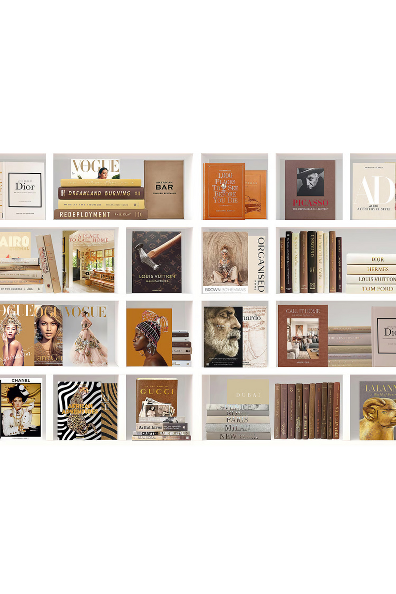 Impresión Artística Libros Icónicos de Moda de Arte en Plexiglás | Andrew Martin Fashion Beauty