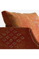 Sillón Tejido Marroquí Naranja | Andrew Martin Regal | Oroa.es