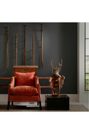 Sillón Tejido Marroquí Naranja | Andrew Martin Regal | Oroa.es