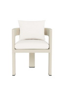 Silla de Comedor con Reposabrazos de Exterior de Alumino | Andrew Martin Caicos | Oroa.es