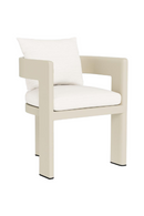 Silla de Comedor con Reposabrazos de Exterior de Alumino | Andrew Martin Caicos | Oroa.es