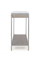 Mesa Consola de Mármol Blanco con Cajones | Andrew Martin Rufus