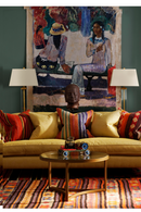 Mesa de Centro de Latón y Vidrio | Andrew Martin Sundance M