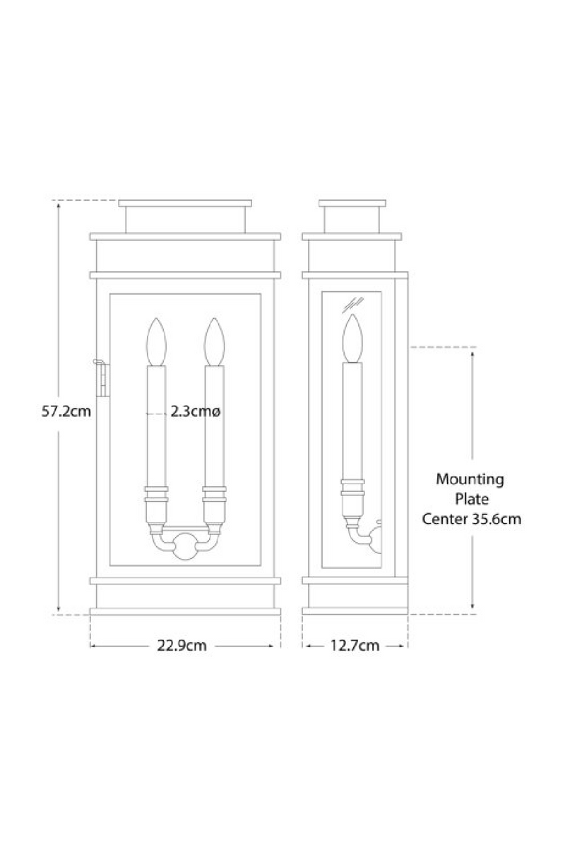 Aplique de Pared Exterior | Andrew Martin Linear | Oroatrade.com