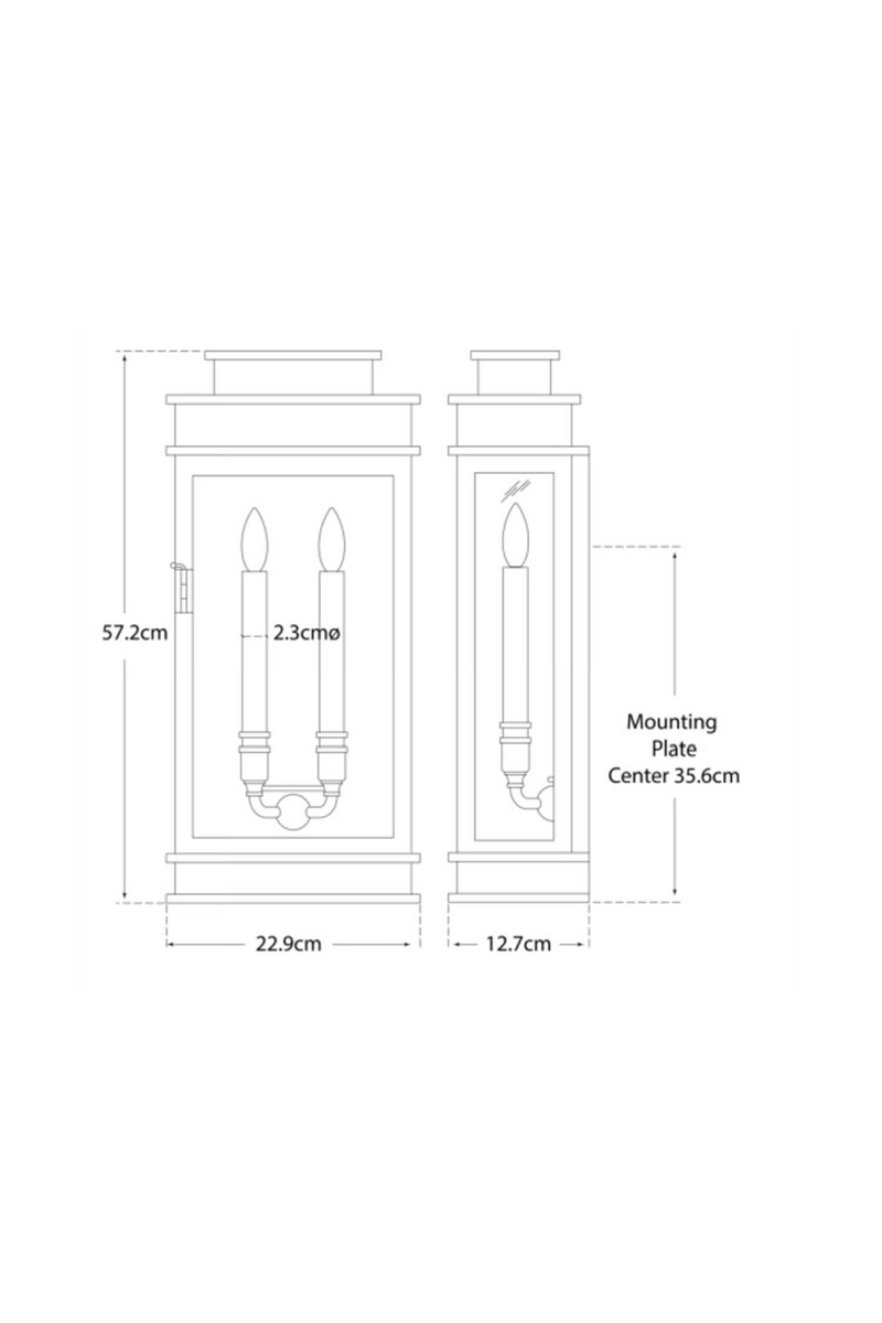 Aplique de Pared Exterior | Andrew Martin Linear | Oroatrade.com