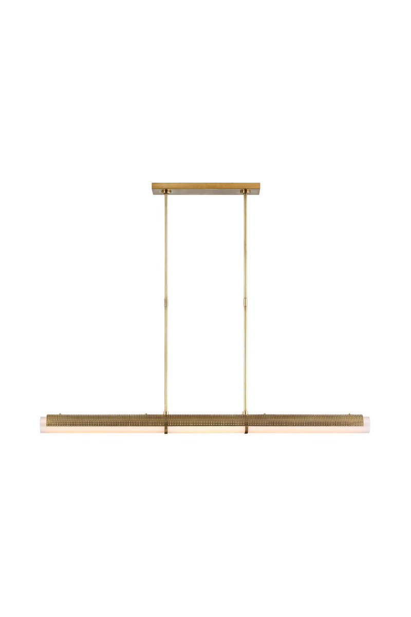 Lámpara colgante lineal de latón | Andrew Martin Precision | Oroa.es