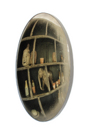 Espejo Decorativo Convexo Plateado | Andrew Martin Richmond | Oroa.es