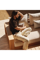 Sofá de Exterior de 3 Plazas de Teca | Andrew Martin Bora | Oroa.es