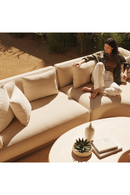 Sofá Seccional de Exterior Bouclé Crema | Andrew Martin Amalfi | Oroa.es