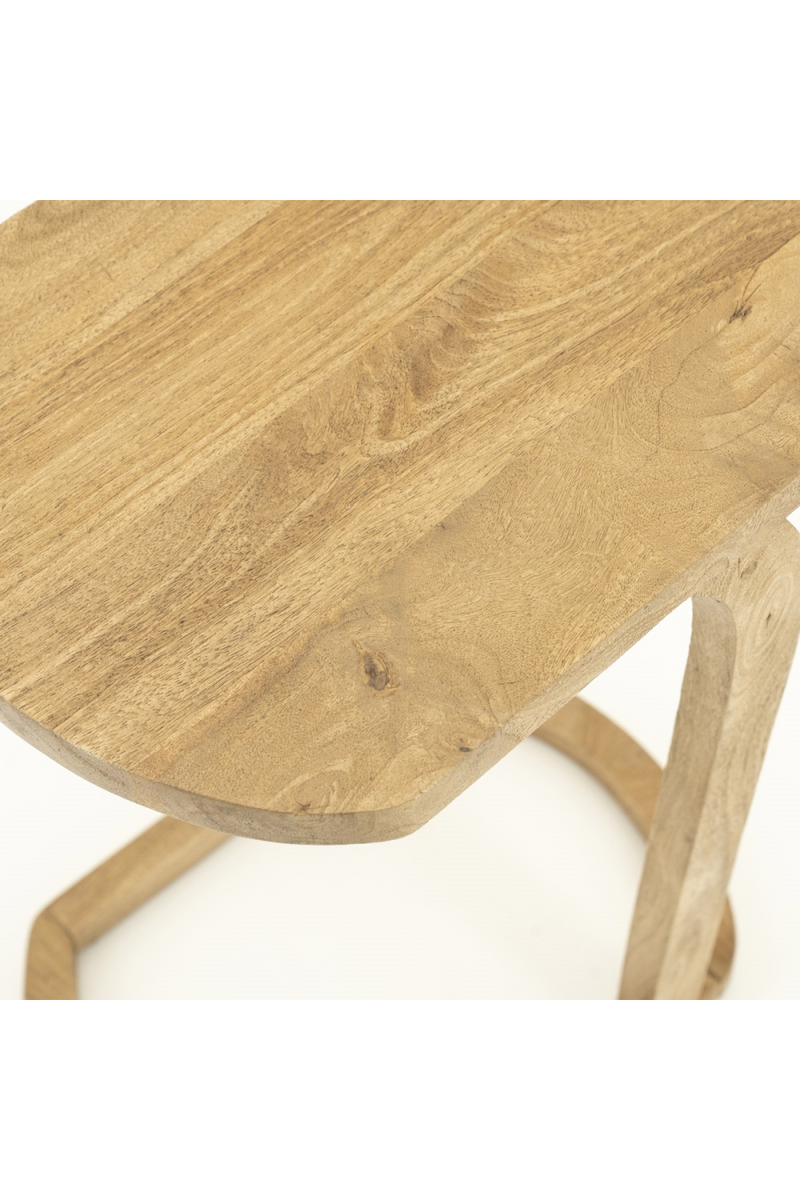 Mesa Auxiliar de Madera Natural | Oroa Home Enzo | Oroa.es