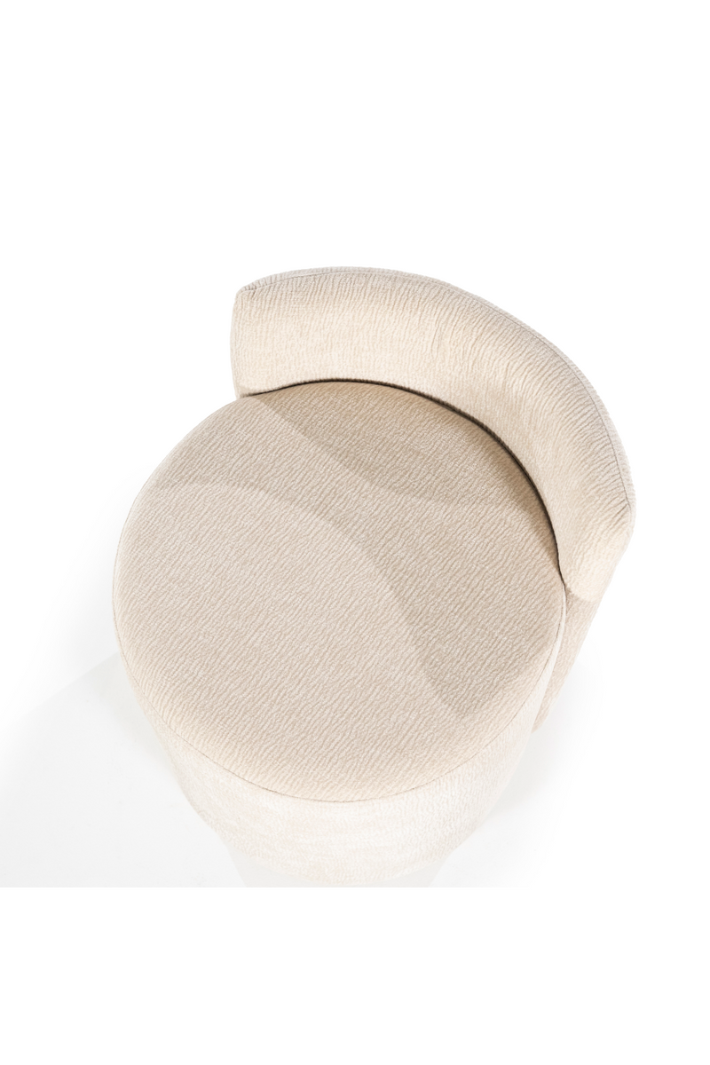 Puff de Tejido Beige | OROA Home Marque | Oroa.es