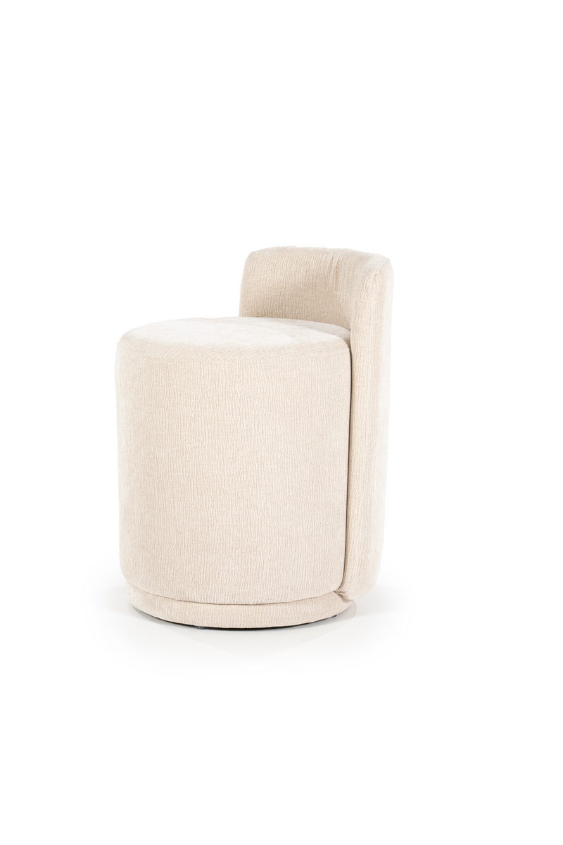 Puff de Tejido Beige | OROA Home Marque | Oroa.es