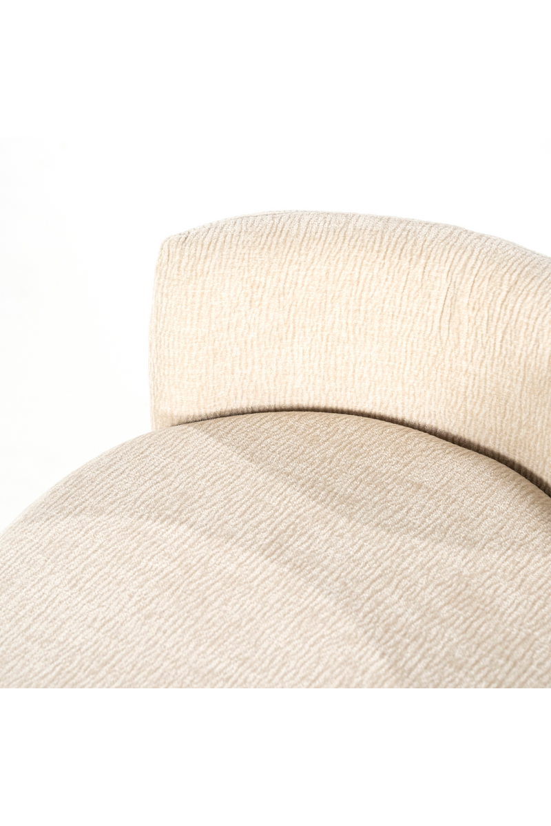 Puff de Tejido Beige | OROA Home Marque | Oroa.es