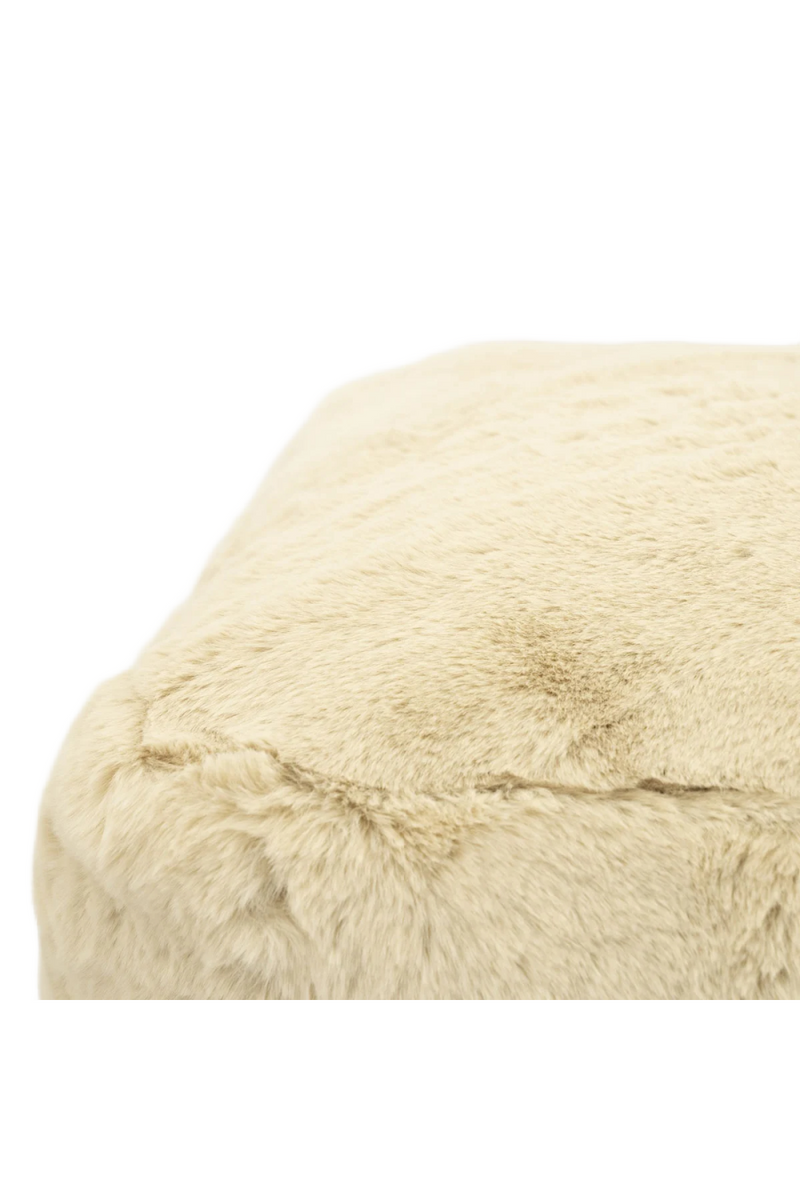 Puff de Lana Beige | OROA Home Mosa | Oroa.es