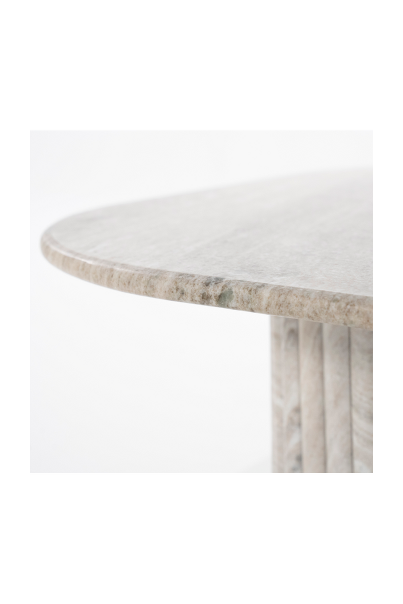 Mesa de Centro de Mármol y Madera de Mango | OROA Home Dorique | Oroa.es