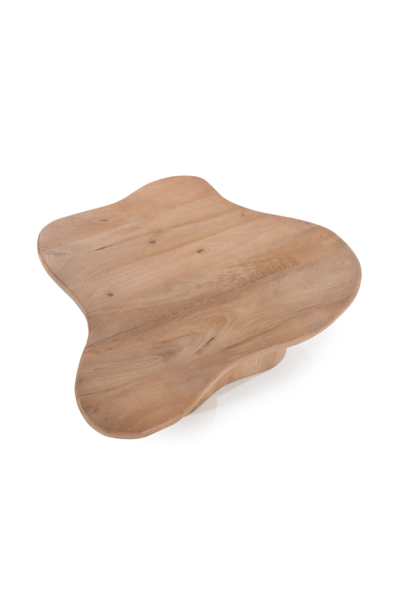 Mesa de Centro de Madera de Mango Natural | OROA Home Fall | Oroa.es