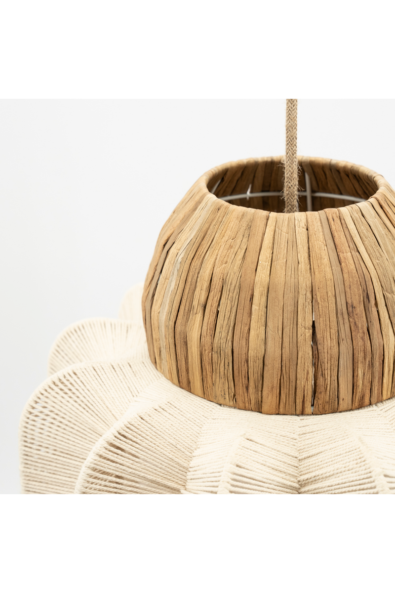 Lámpara Colgante de Fibra Natural | OROA Home Reb | Oroa.es