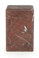 Mesa Auxiliar Cuadrada de Mármol Pulido | OROA Home Dice | Oroa.es