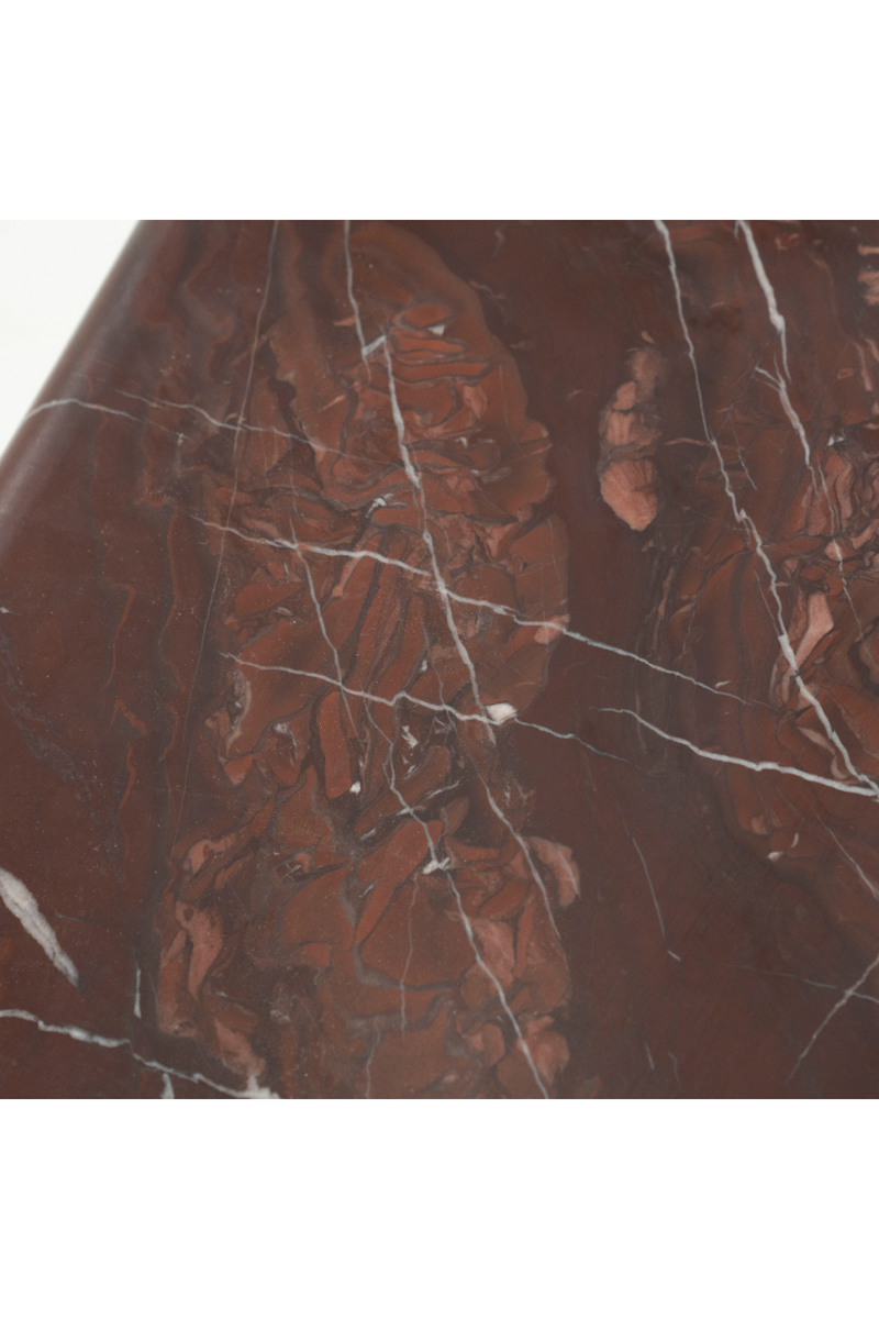 Mesa Auxiliar Cuadrada de Mármol Pulido | OROA Home Dice | Oroa.es