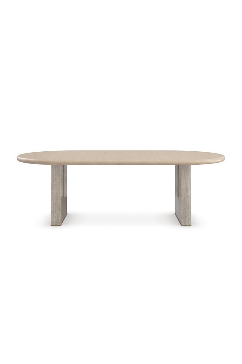 Mesa de Comedor Extensible de Travertino | Caracole Emphasis | Oroa.es