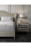 Mesita de Noche de Madera de Pino Plateado | Caracole Beauty | Oroa.es