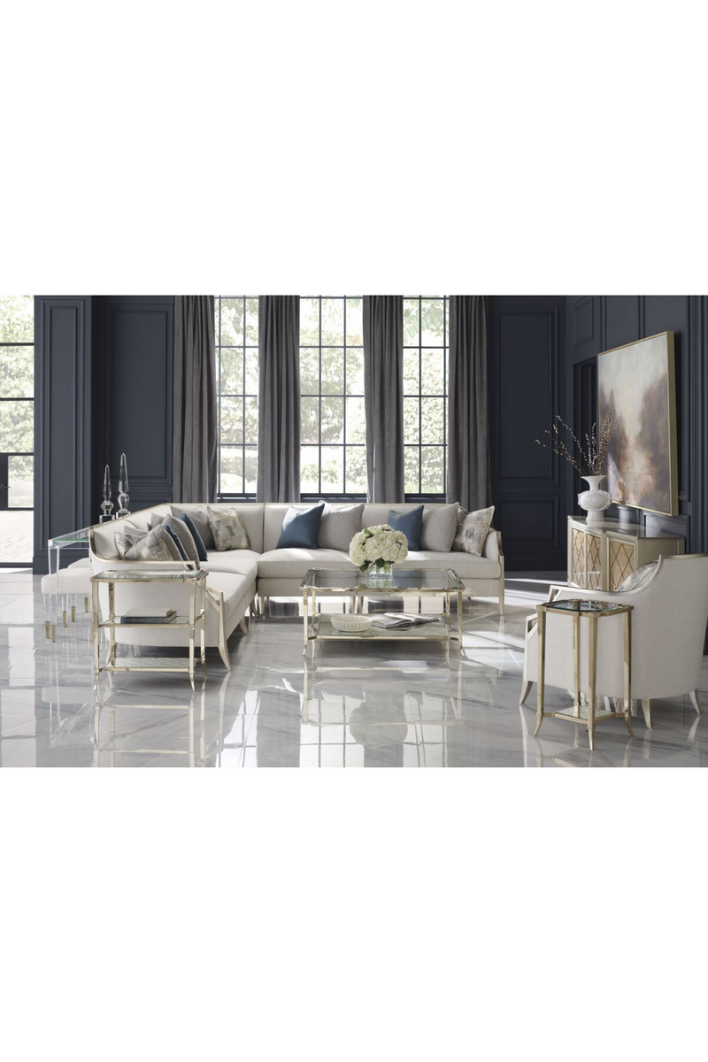 Consola Rectangular de Acrílico Transparente | Caracole Ahhhhh | Oroa.es