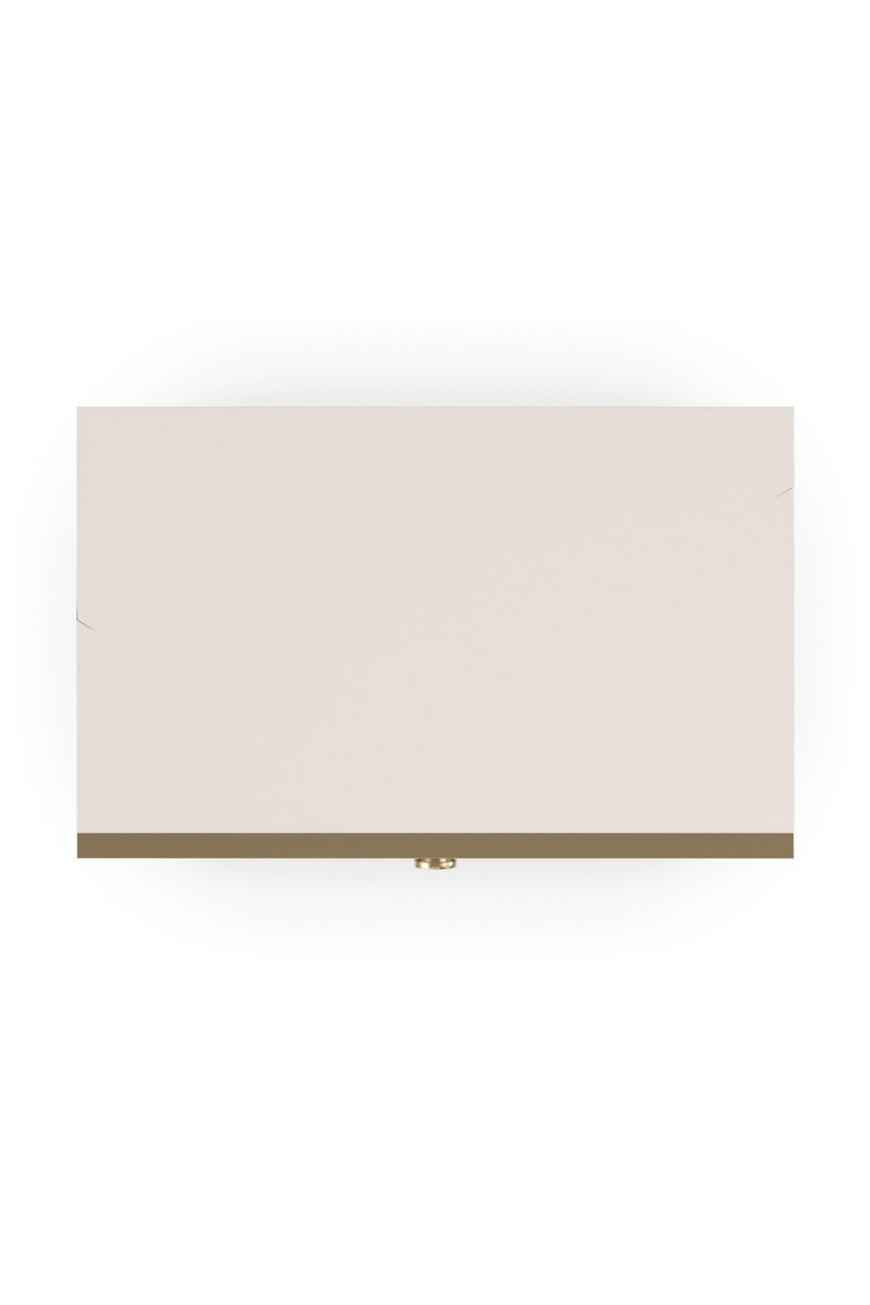 Mesita de Noche en Madera Leche de Almendra y Gres Gris | Caracole Bedrock | Oroa.es