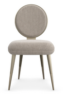 Silla de comedor tapizada en beige | Caracole Apollo | Oroa.es