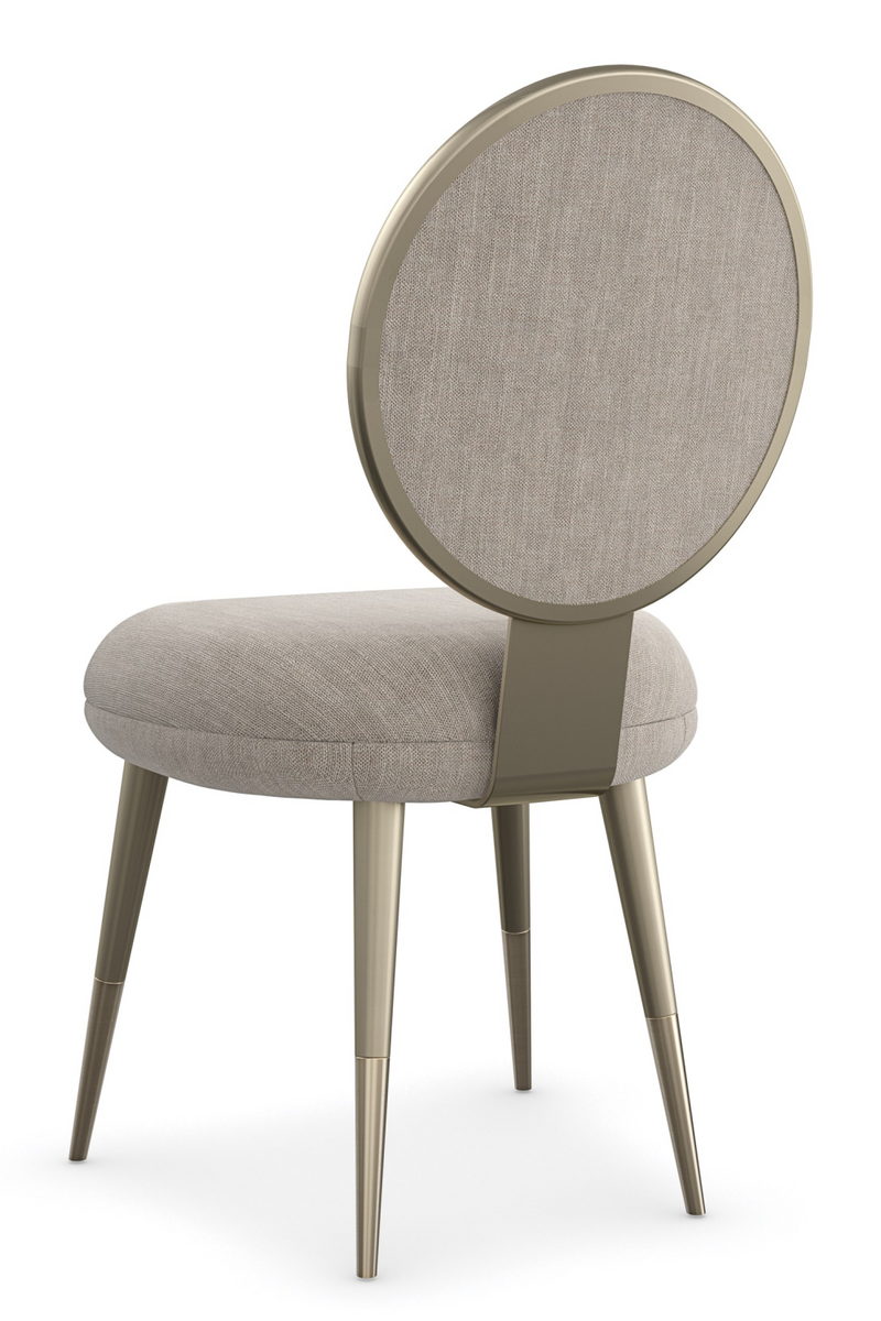 Silla de comedor tapizada en beige | Caracole Apollo | Oroa.es