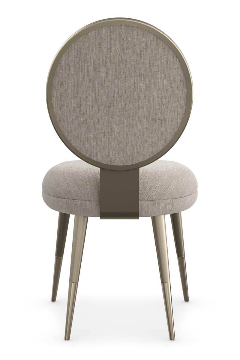 Silla de comedor tapizada en beige | Caracole Apollo | Oroa.es