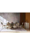 Silla de comedor tapizada en beige | Caracole Apollo | Oroa.es