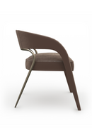 Silla de comedor de terciopelo con respaldo calado | Caracole Gazelle | Oroa.es