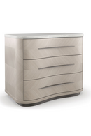 Mesita de Noche en Madera y Mármol Blanco | Caracole Nomadic | Oroa.es