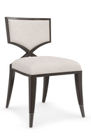 Sillas de comedor de chenilla marfil | Caracole First Chair | Oroa.es