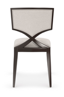 Sillas de comedor de chenilla marfil | Caracole First Chair | Oroa.es